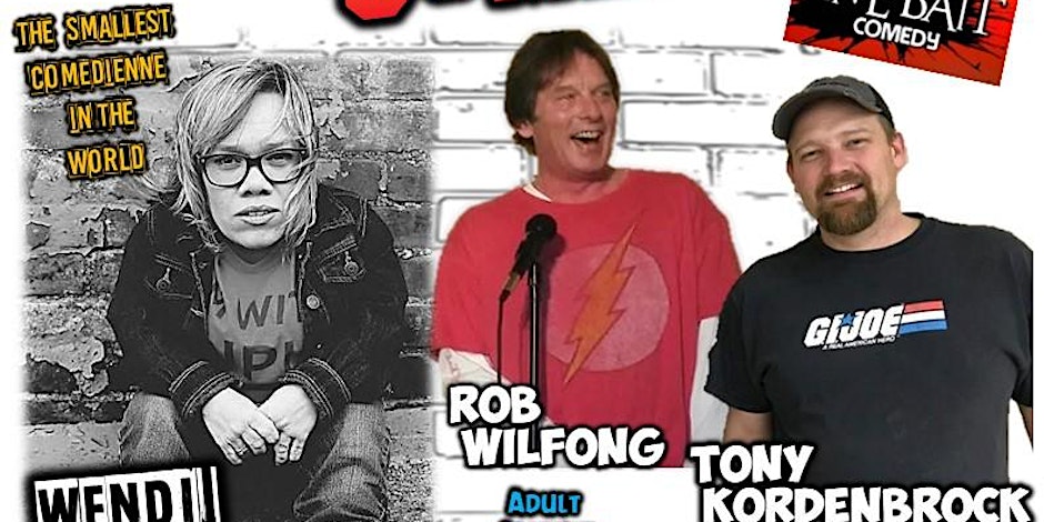 Comedians Wendi, Rob Wilfong and Tony Kordenbrock