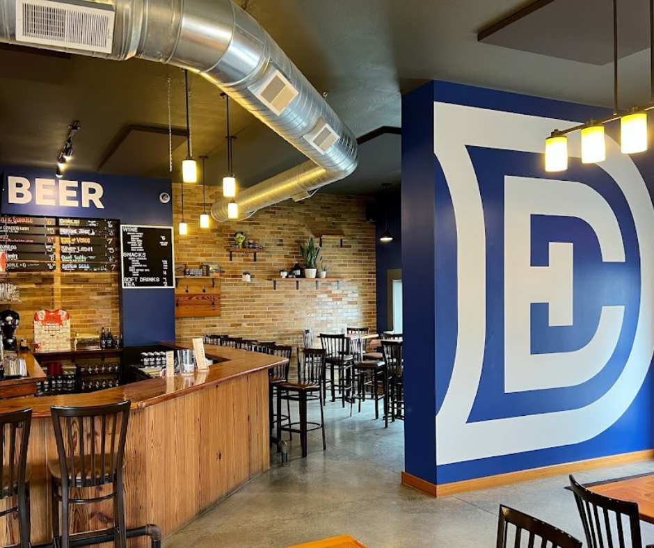 The Taproom at Double Edge Brewing Company in Lancaster, Ohio