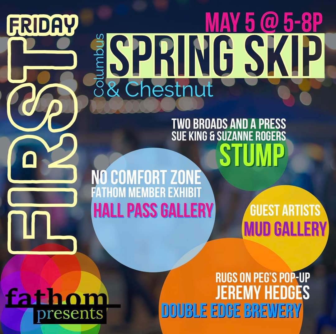 Fathom Arts presents Spring Skip on Friday, May 5th in downtown Lancaster, Ohio