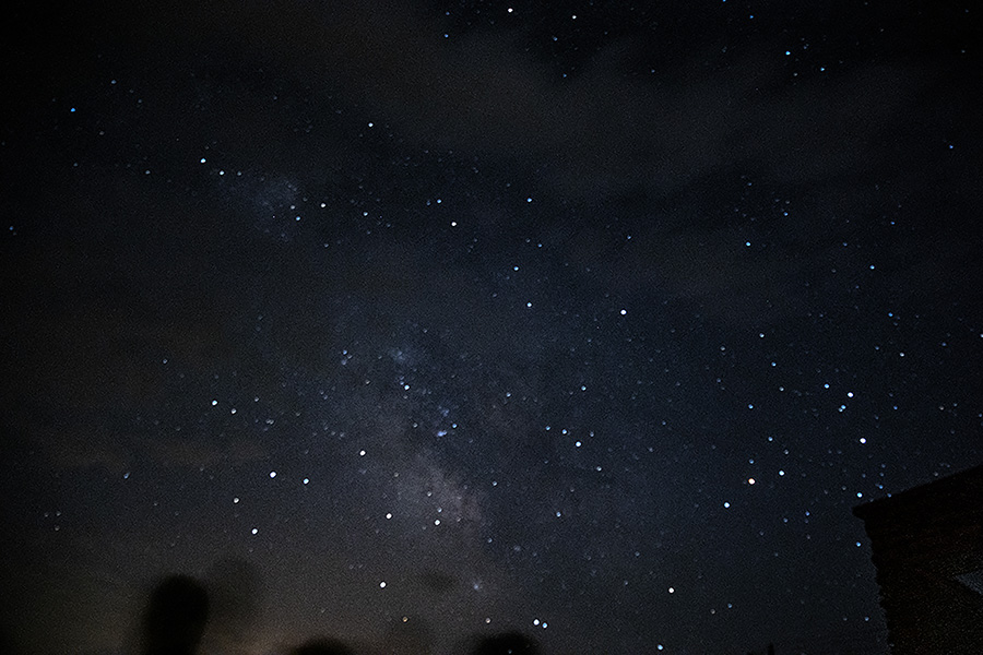 The Milky Way, as seen at the John Glenn Astronomy Park on August 4, 2023.